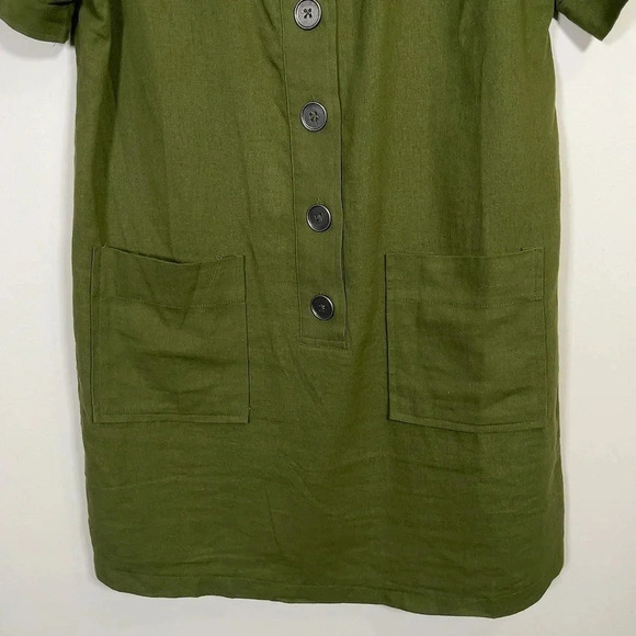 MODCLOTH | CASUAL LINEN BLEND DRESS - Picture 7 of 12